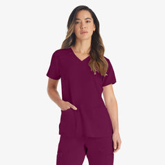 "Women's EDS Essentials V-Neck Scrub Top"