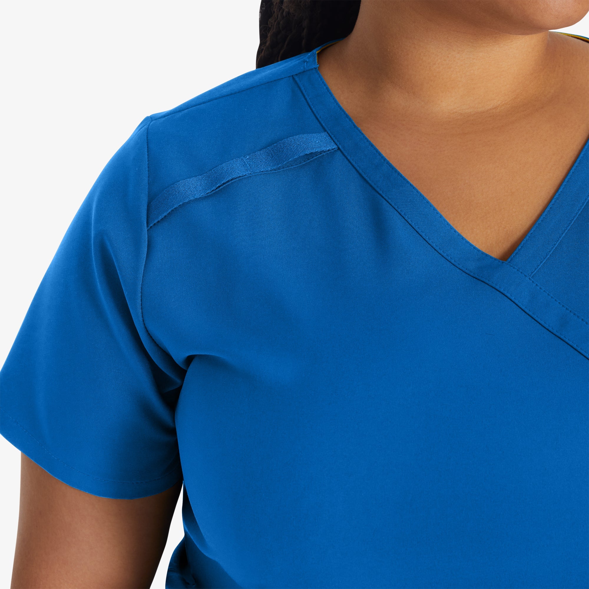 "Women's EDS Essentials Mock Wrap Scrub Top"
