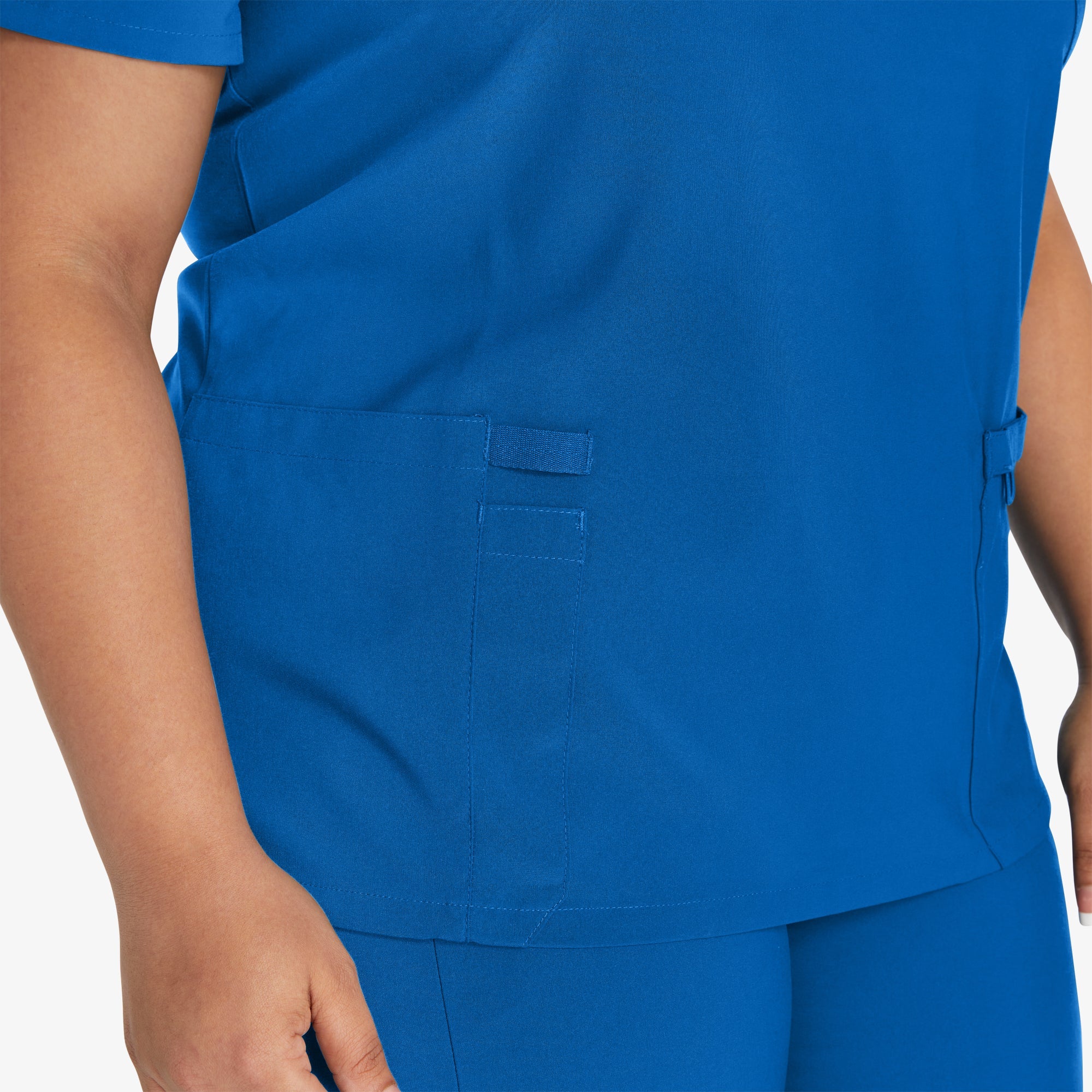 "Women's EDS Essentials Mock Wrap Scrub Top"
