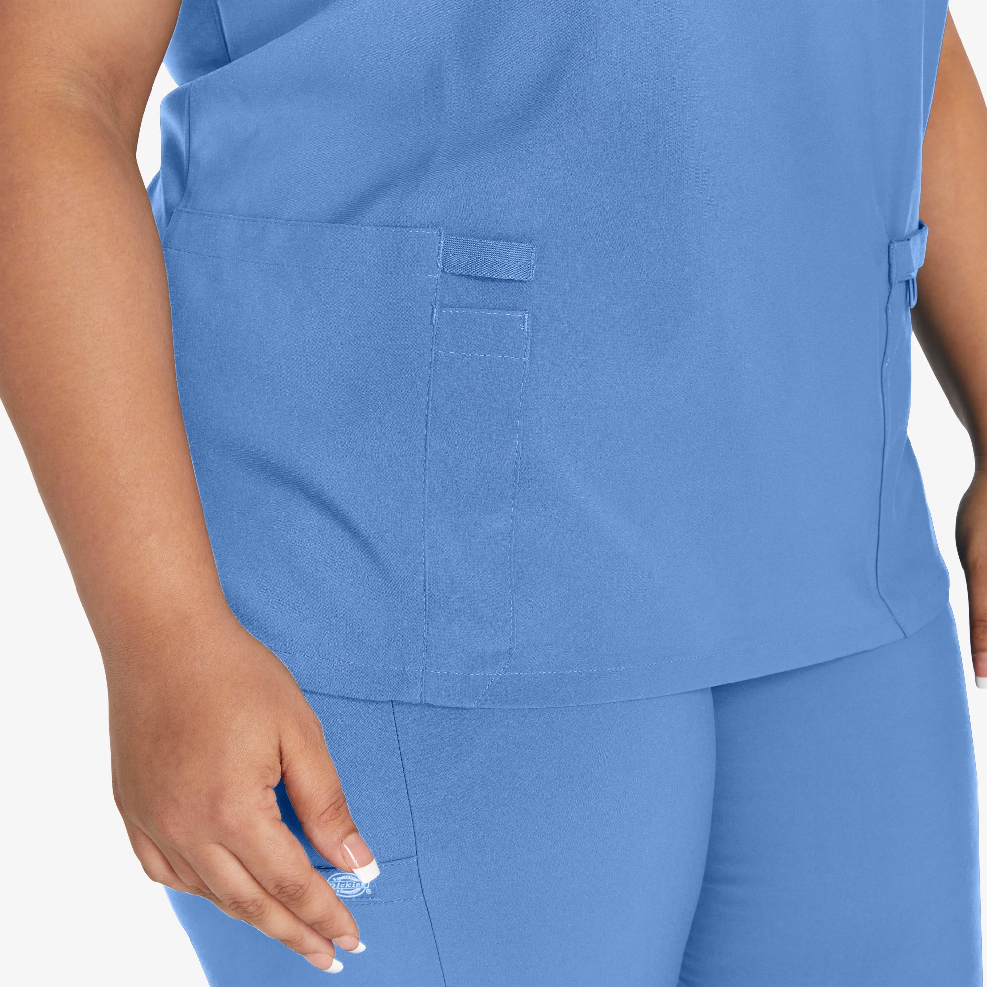 "Women's EDS Essentials Mock Wrap Scrub Top"