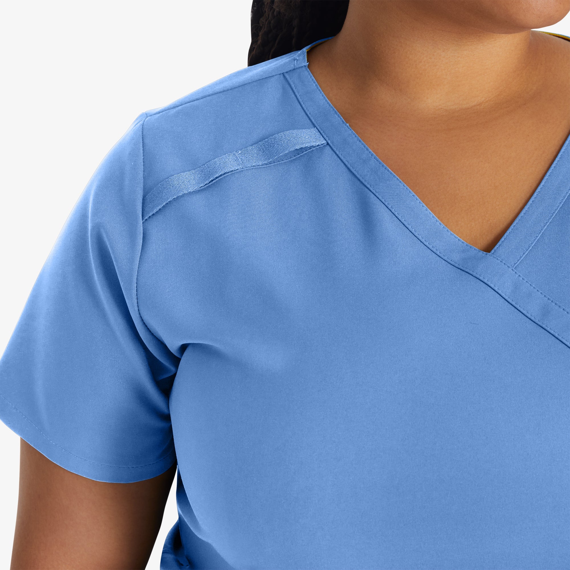 "Women's EDS Essentials Mock Wrap Scrub Top"