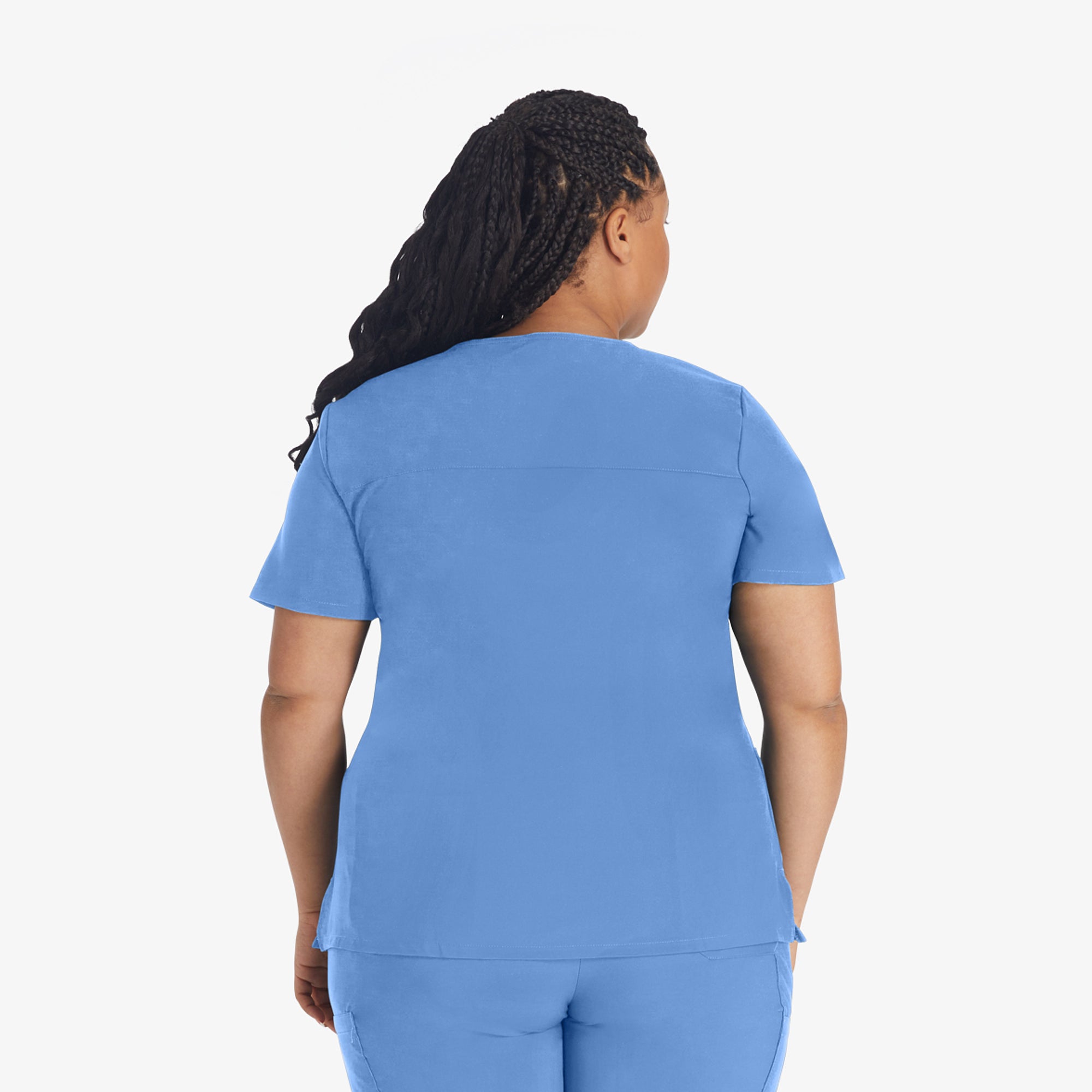 "Women's EDS Essentials Mock Wrap Scrub Top"