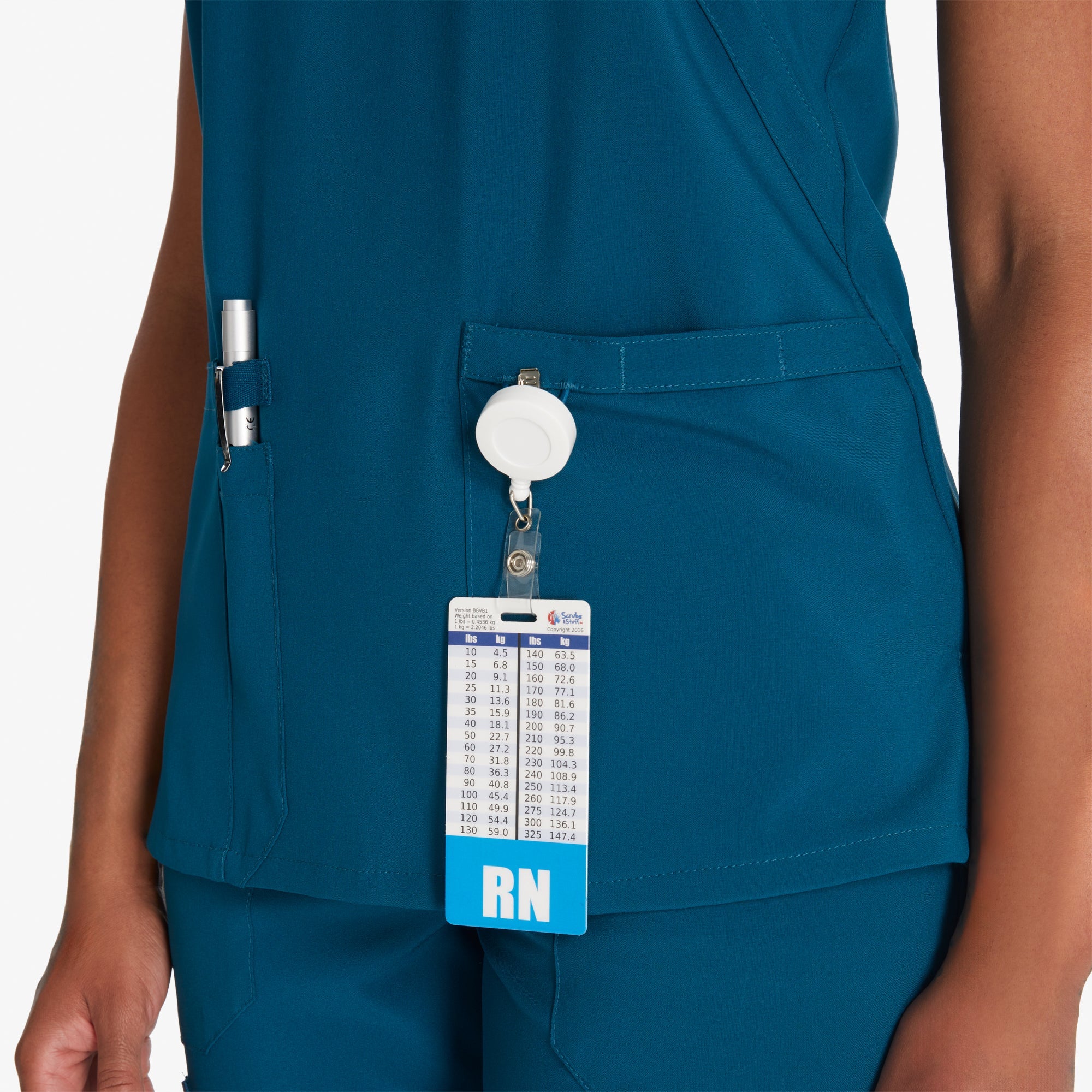 "Women's EDS Essentials Mock Wrap Scrub Top"