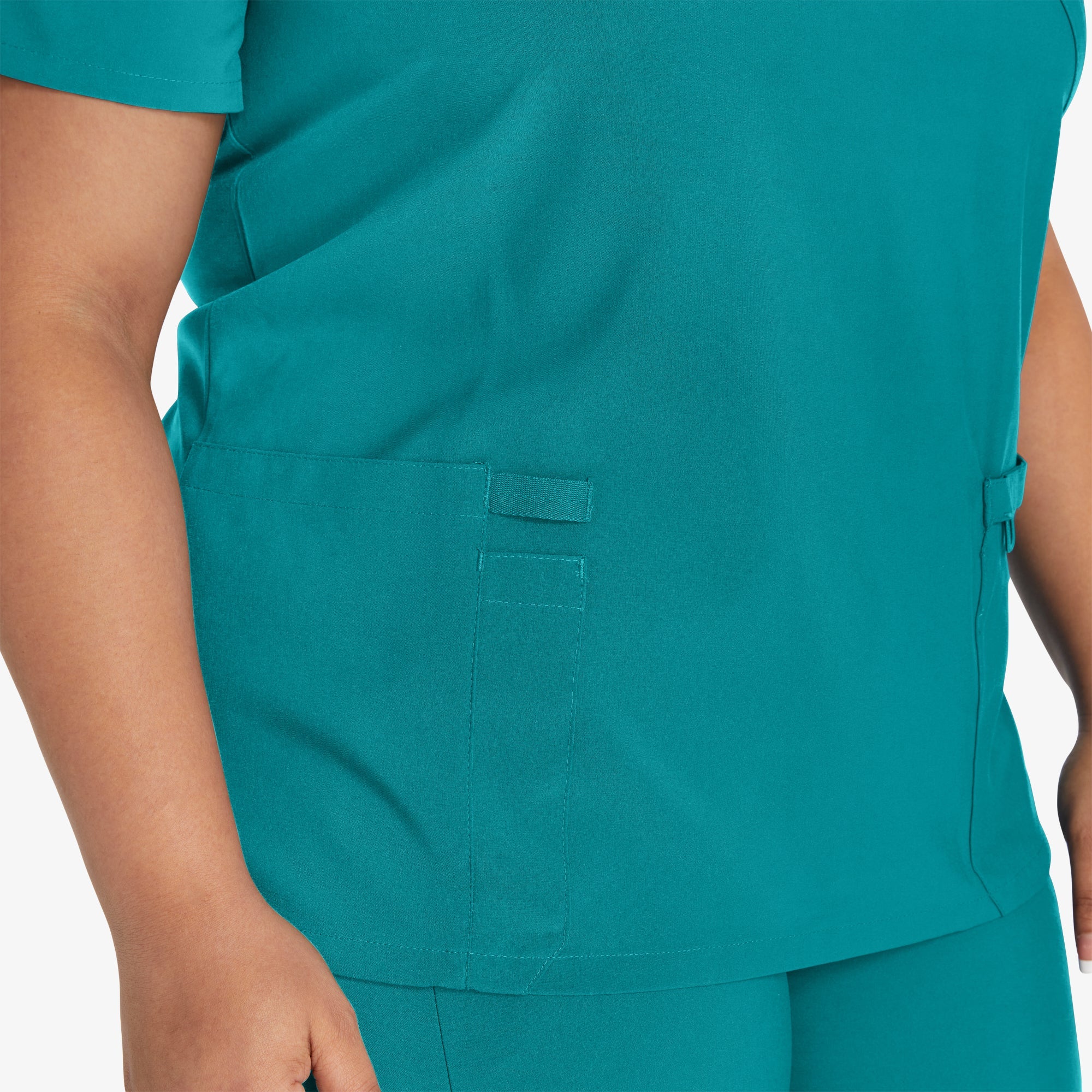 "Women's EDS Essentials Mock Wrap Scrub Top"