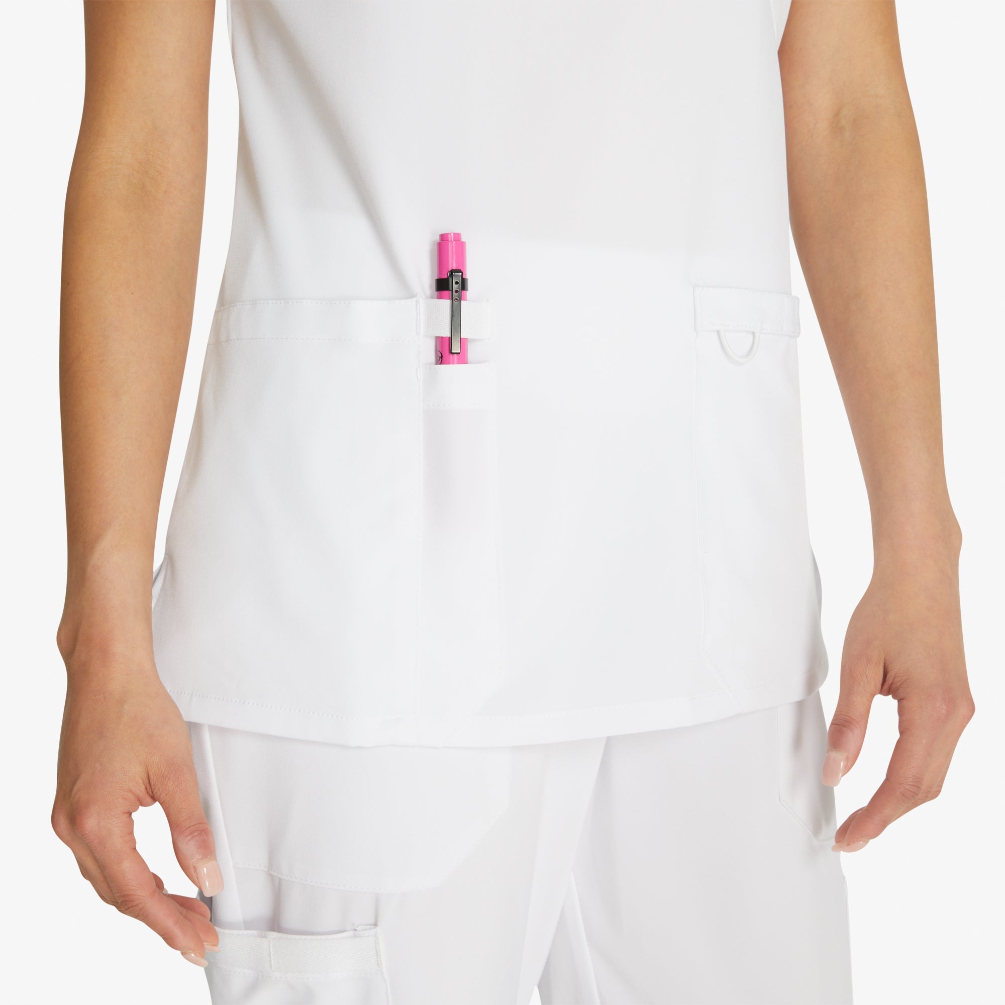 "Women's EDS Essentials Mock Wrap Scrub Top"