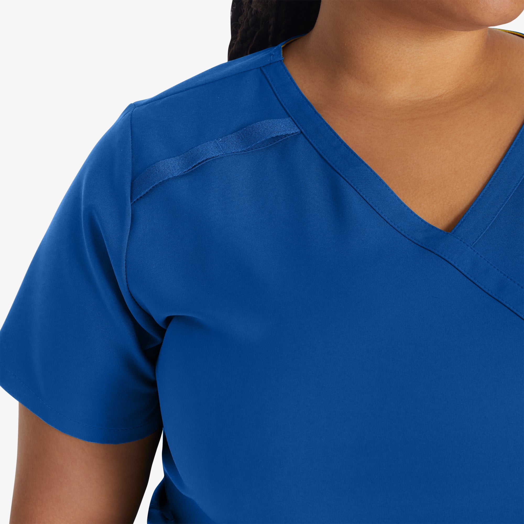 "Women's EDS Essentials Mock Wrap Scrub Top"