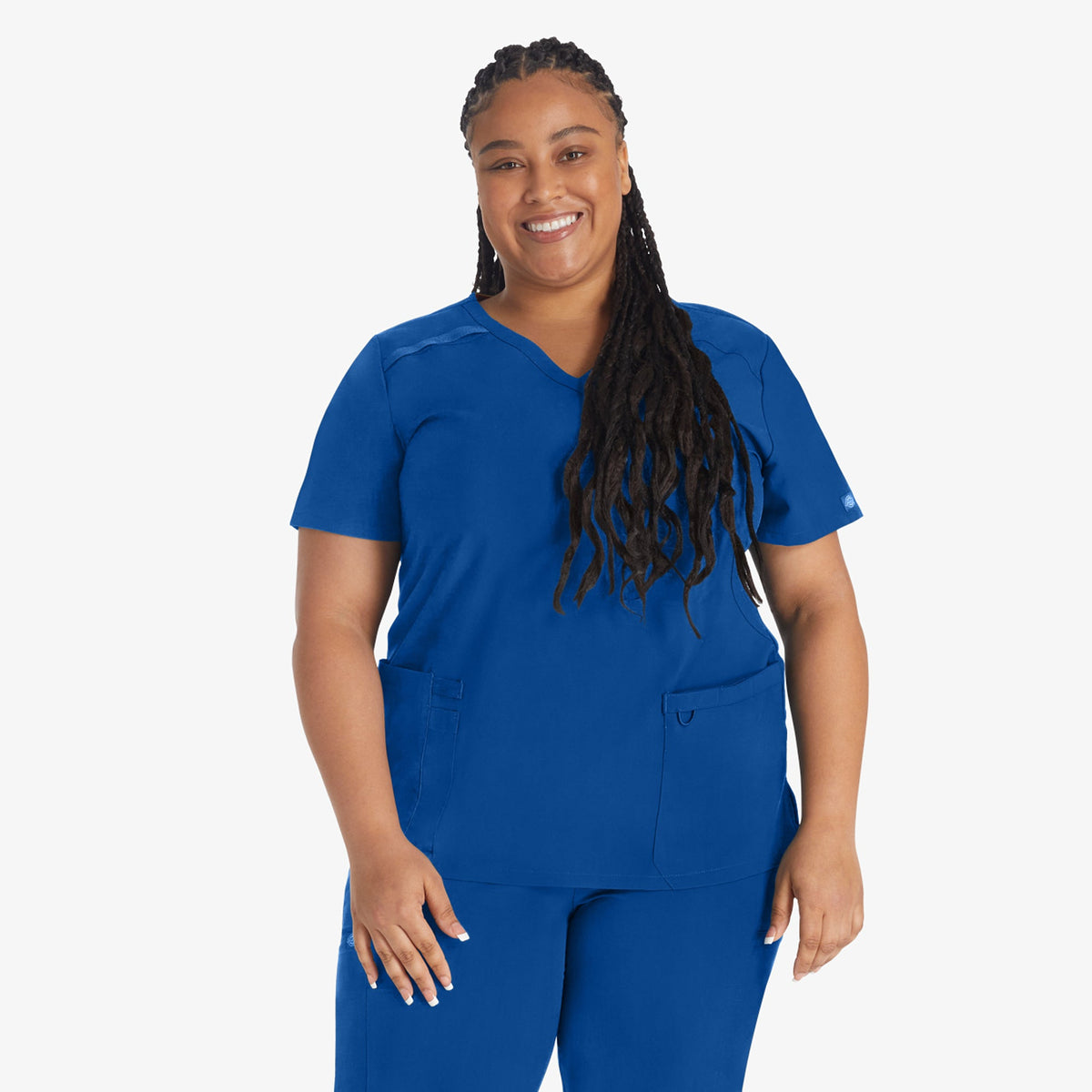 "Women's EDS Essentials Mock Wrap Scrub Top"