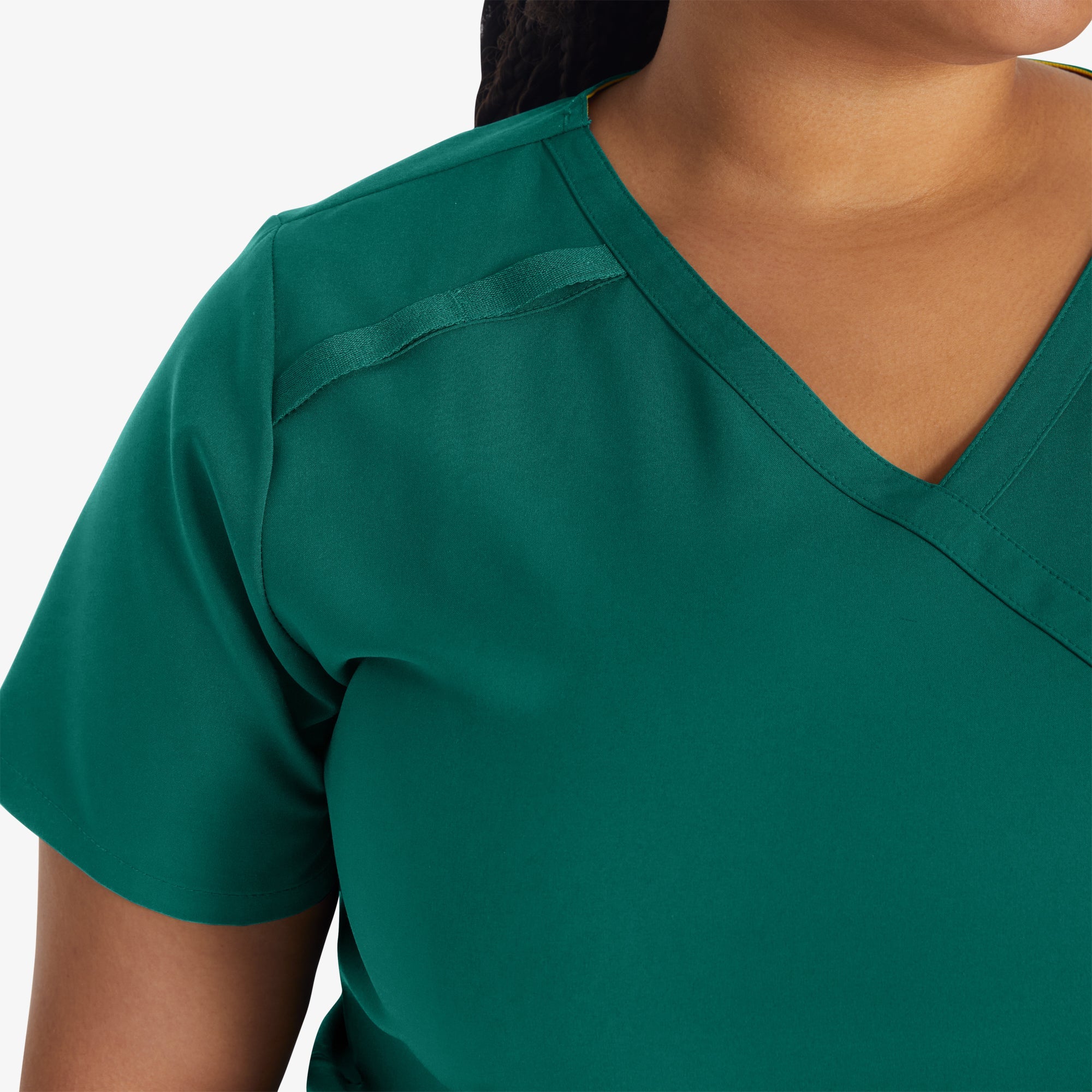 "Women's EDS Essentials Mock Wrap Scrub Top"