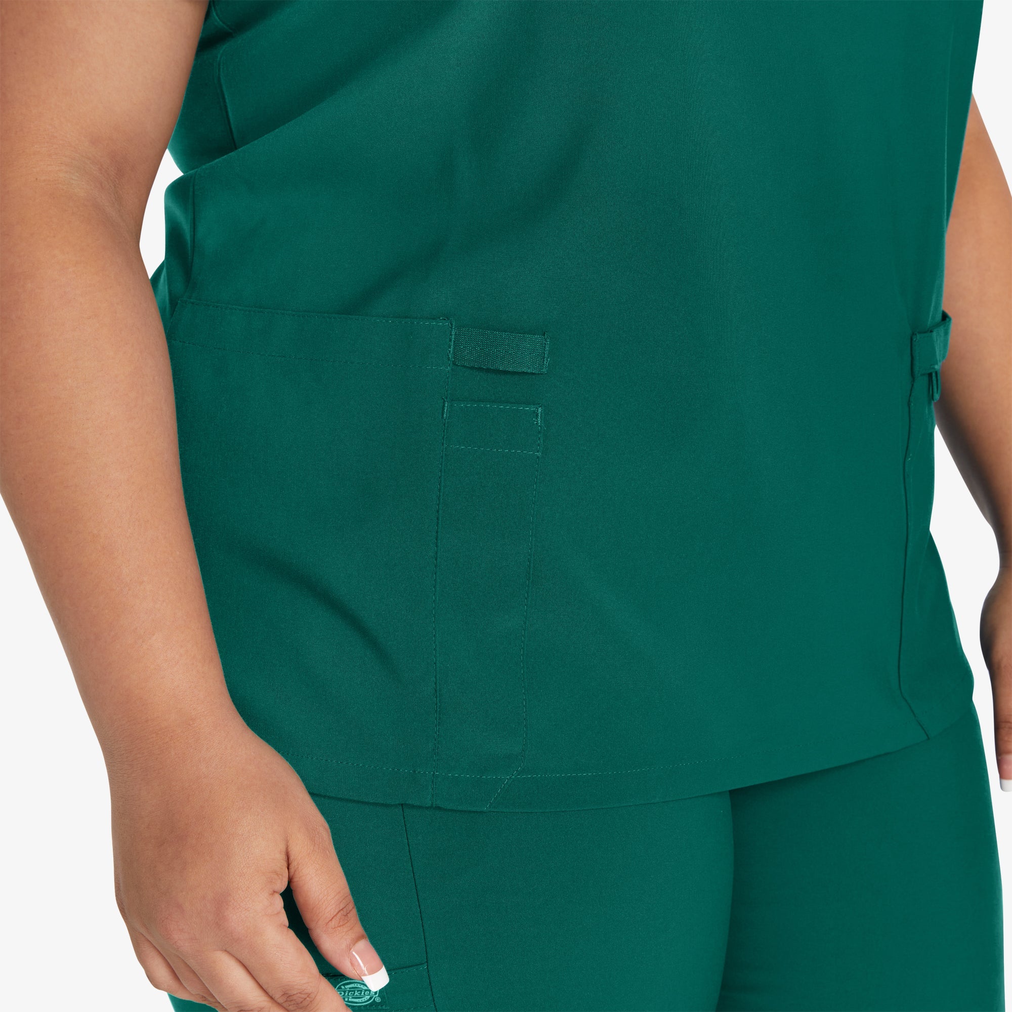 "Women's EDS Essentials Mock Wrap Scrub Top"