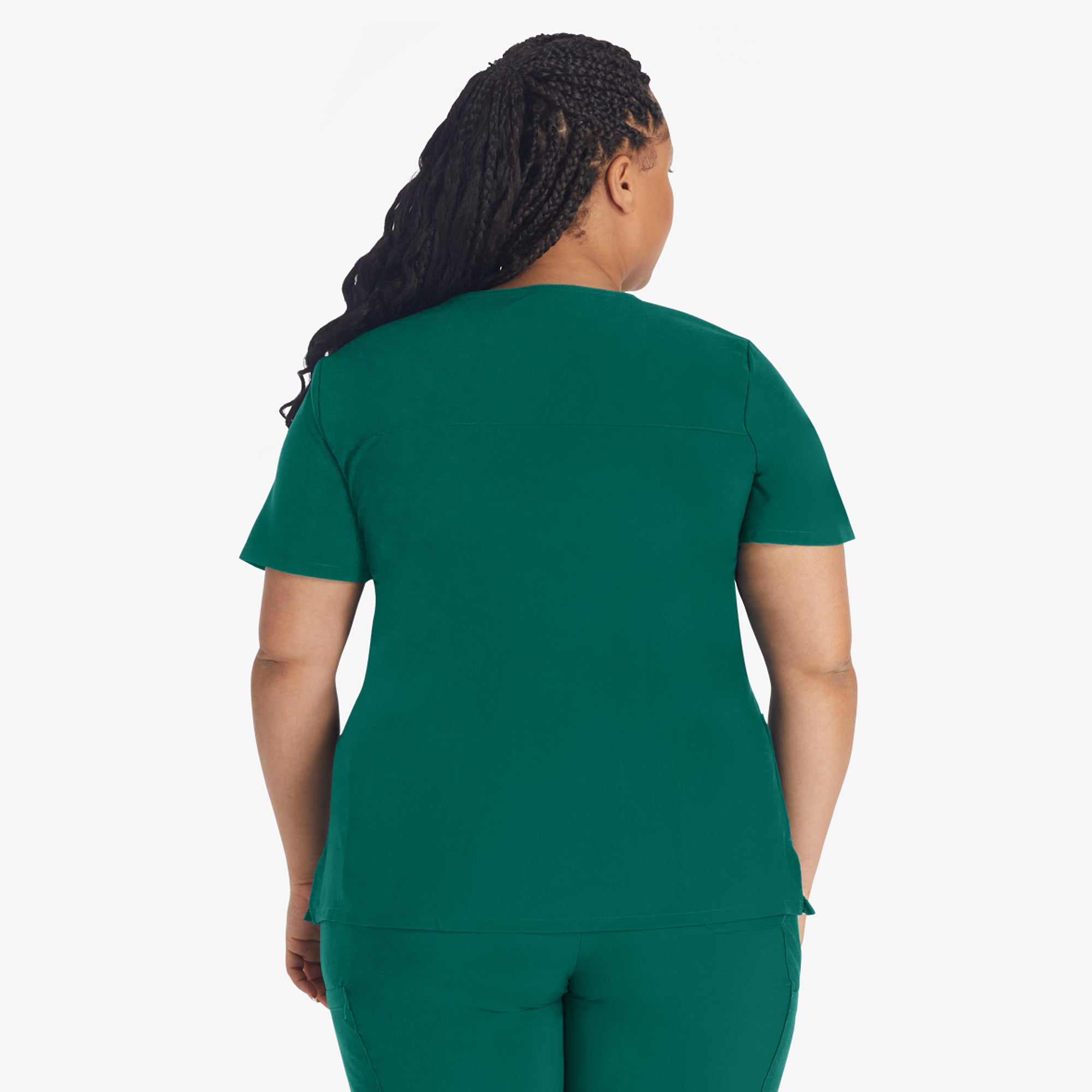 "Women's EDS Essentials Mock Wrap Scrub Top"