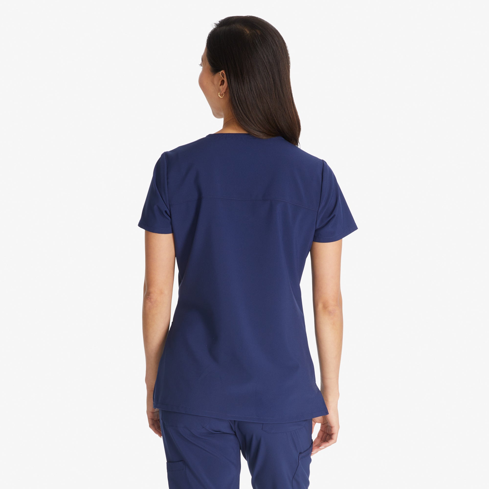 "Women's EDS Essentials Mock Wrap Scrub Top"