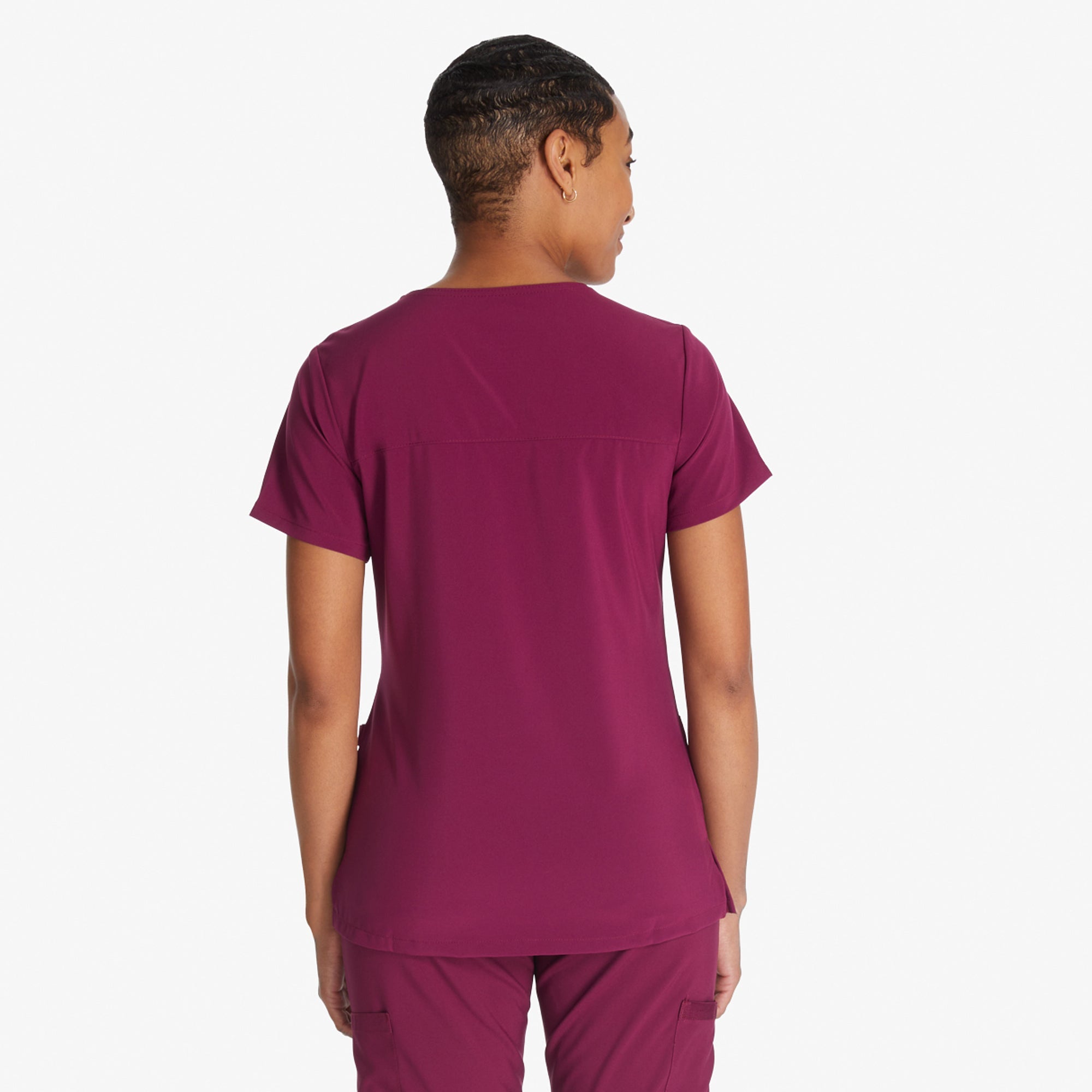 "Women's EDS Essentials Mock Wrap Scrub Top"