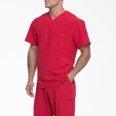 "Men's EDS Essentials Tuckable V-Neck Scrub Top"