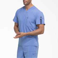 "Men's EDS Essentials Tuckable V-Neck Scrub Top"