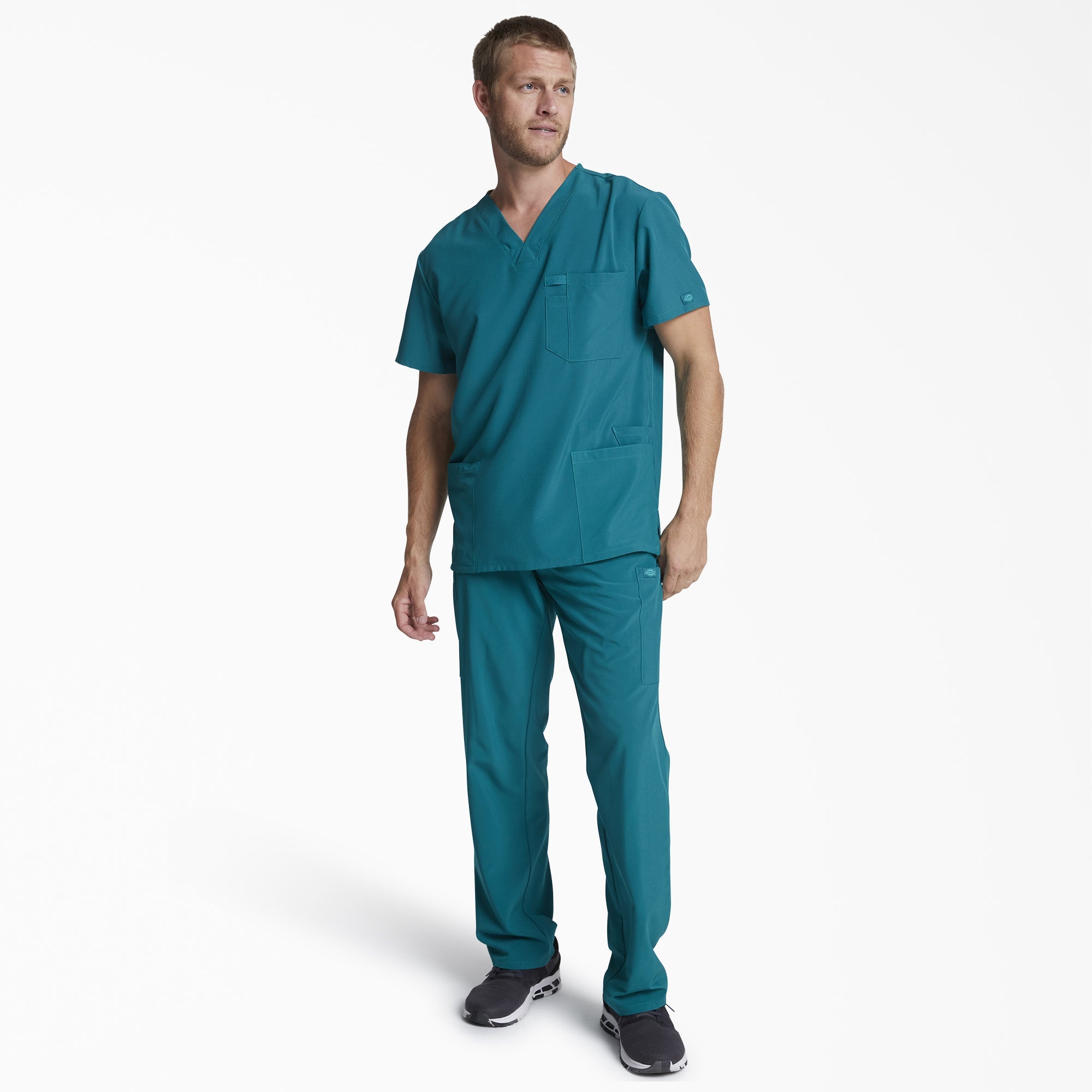 "Men's EDS Essentials Tuckable V-Neck Scrub Top"