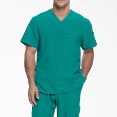 "Men's EDS Essentials Tuckable V-Neck Scrub Top"