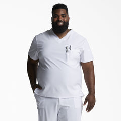 "Men's EDS Essentials Tuckable V-Neck Scrub Top"