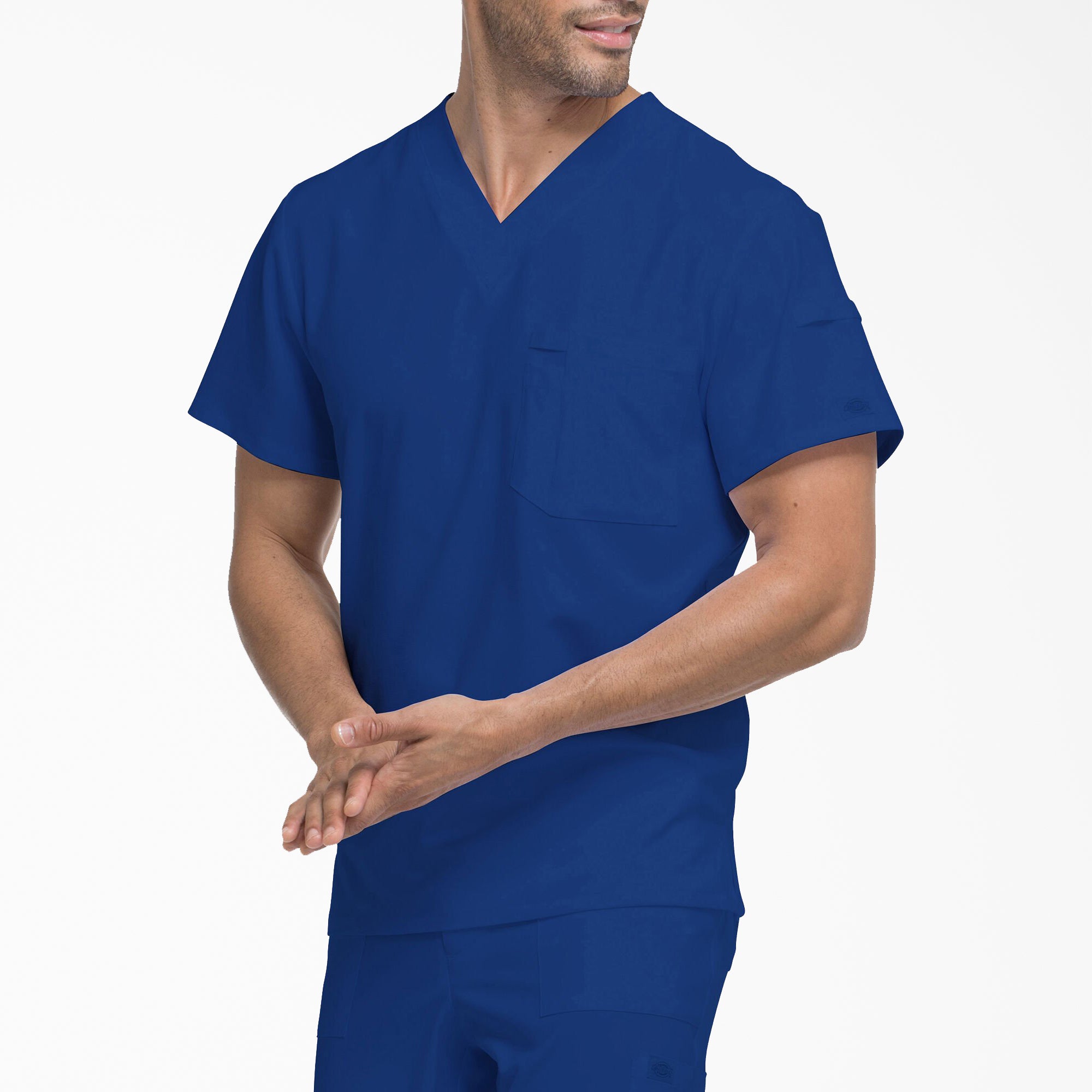 "Men's EDS Essentials Tuckable V-Neck Scrub Top"