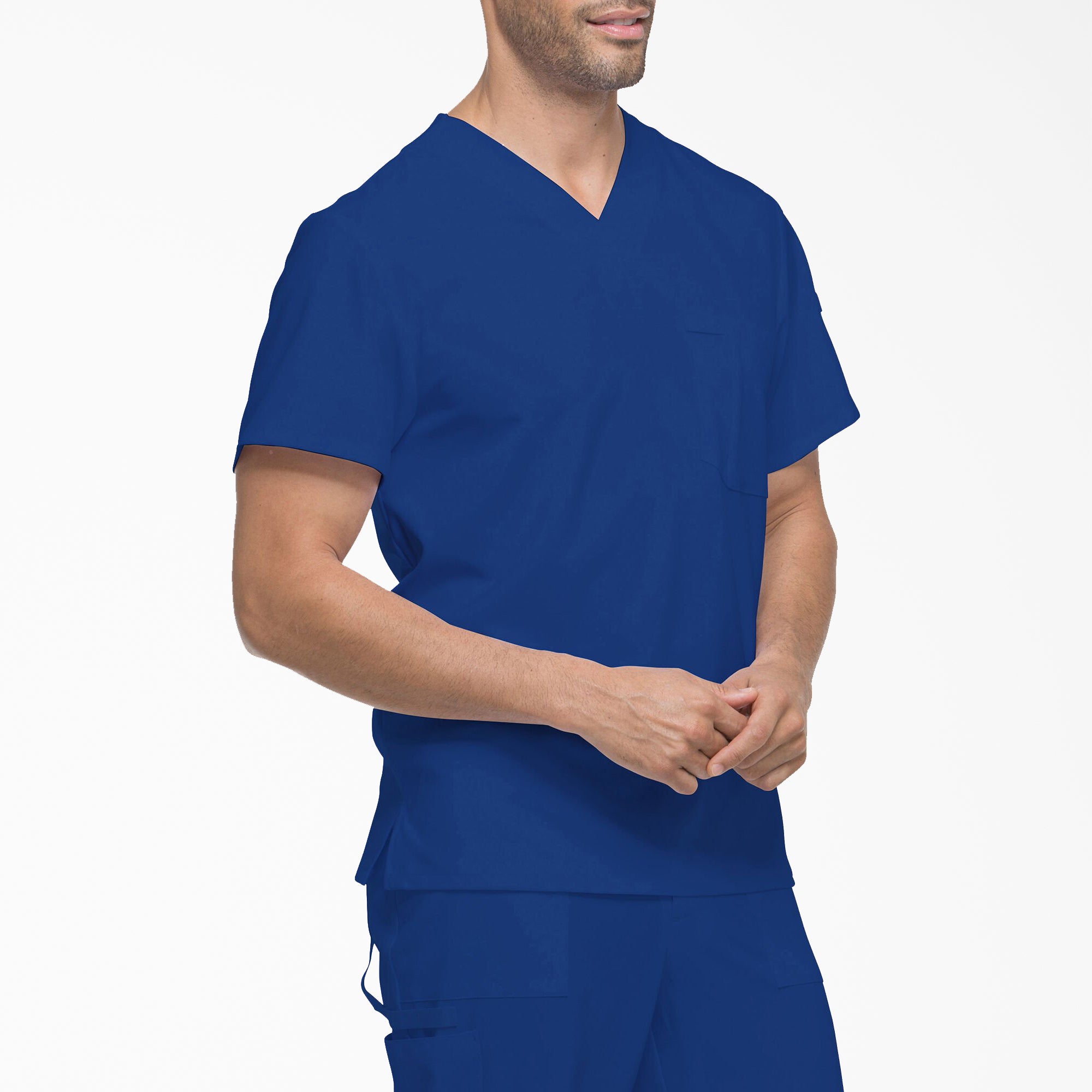 "Men's EDS Essentials Tuckable V-Neck Scrub Top"