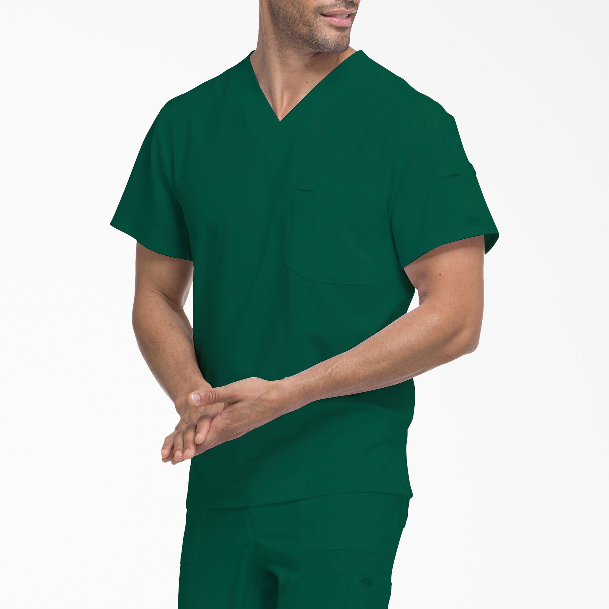 "Men's EDS Essentials Tuckable V-Neck Scrub Top"