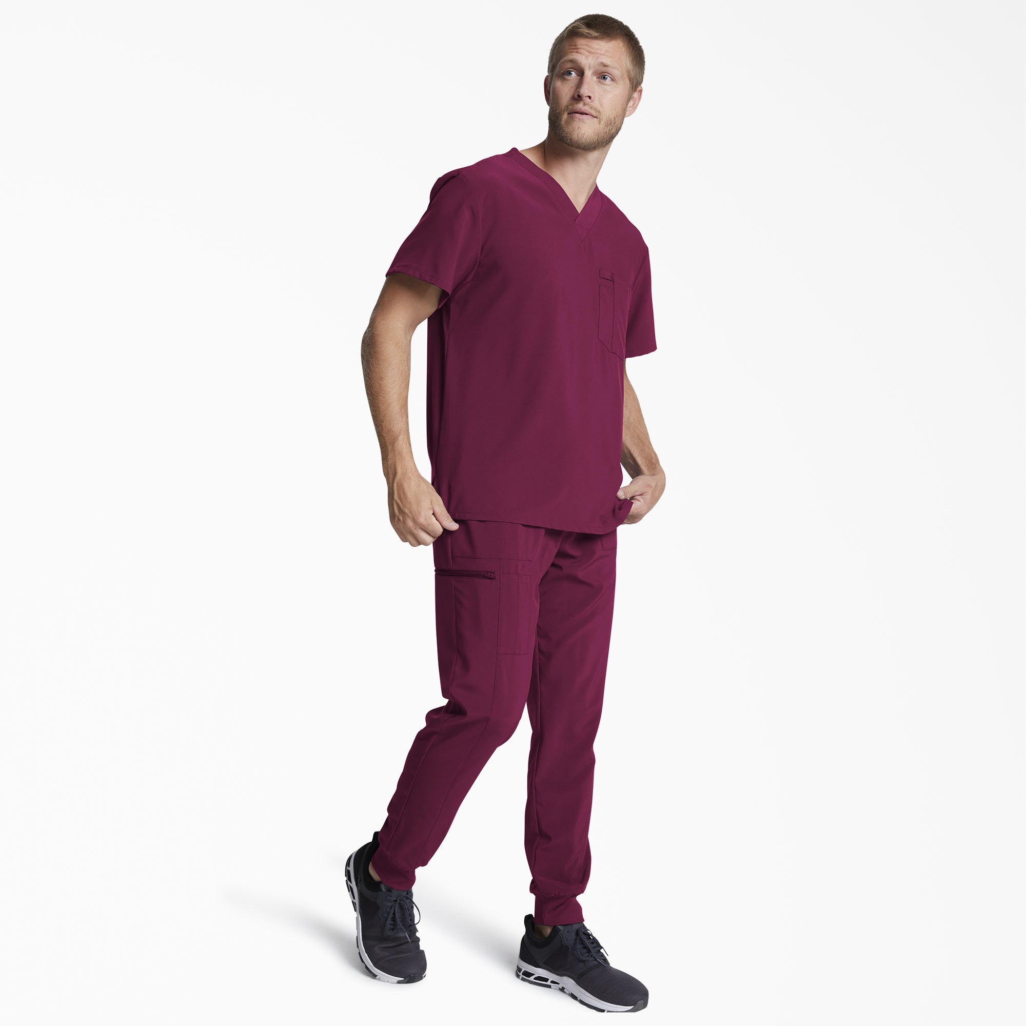 "Men's EDS Essentials Tuckable V-Neck Scrub Top"