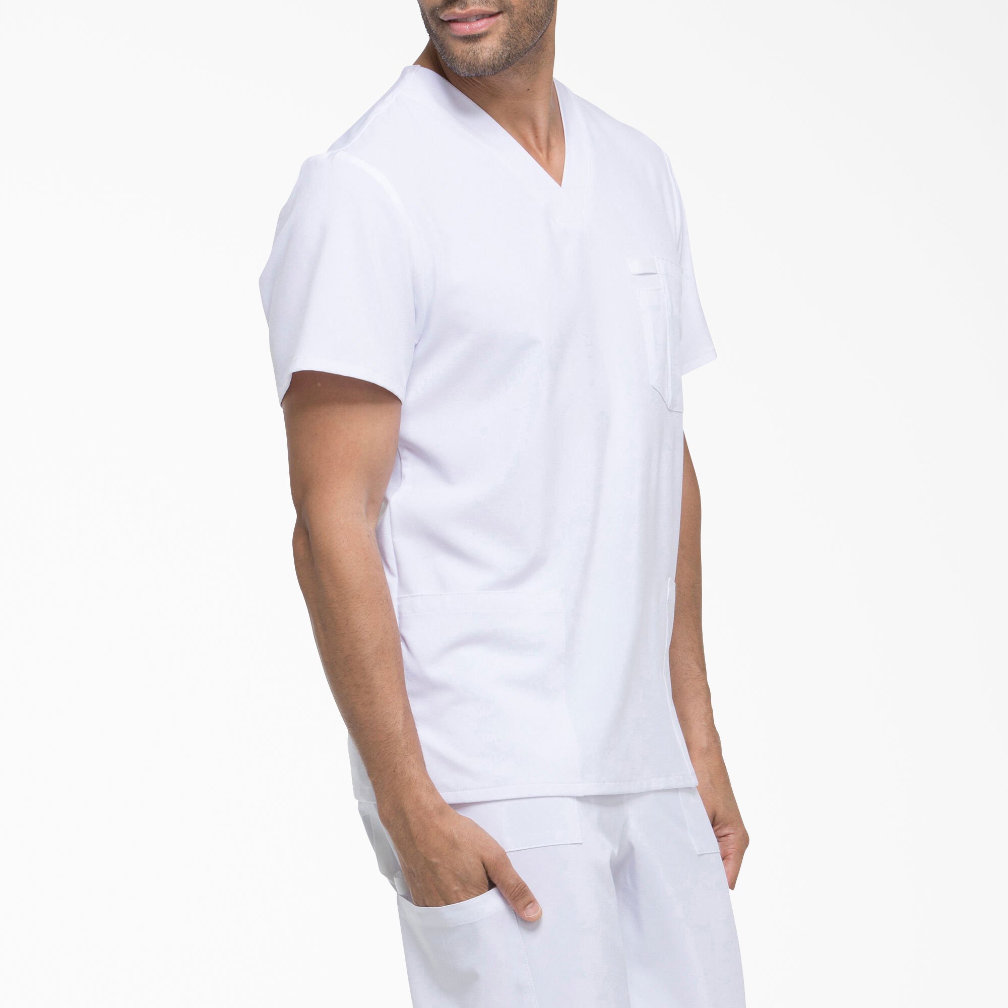 "Men's EDS Essentials V-Neck Scrub Top"