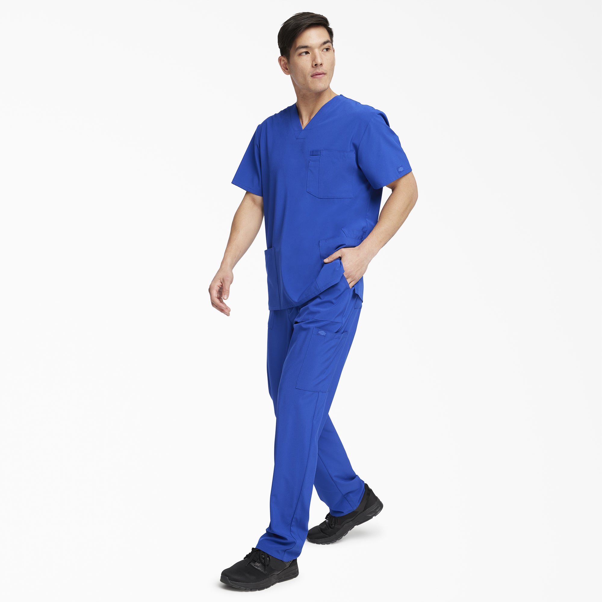 "Men's EDS Essentials V-Neck Scrub Top"
