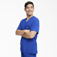 "Men's EDS Essentials V-Neck Scrub Top"