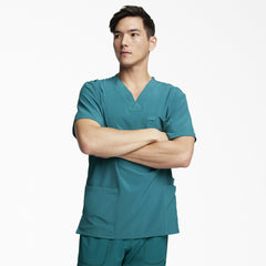 "Men's EDS Essentials V-Neck Scrub Top"