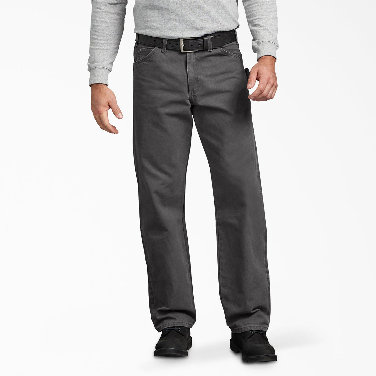 "Relaxed Fit Sanded Duck Carpenter Pants"