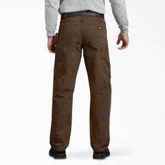 "Relaxed Fit Sanded Duck Carpenter Pants"