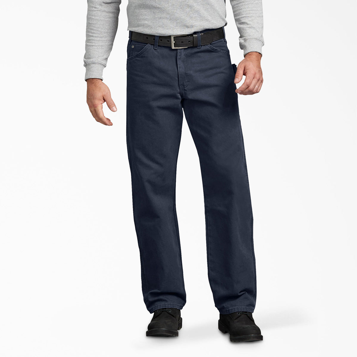 "Relaxed Fit Sanded Duck Carpenter Pants"