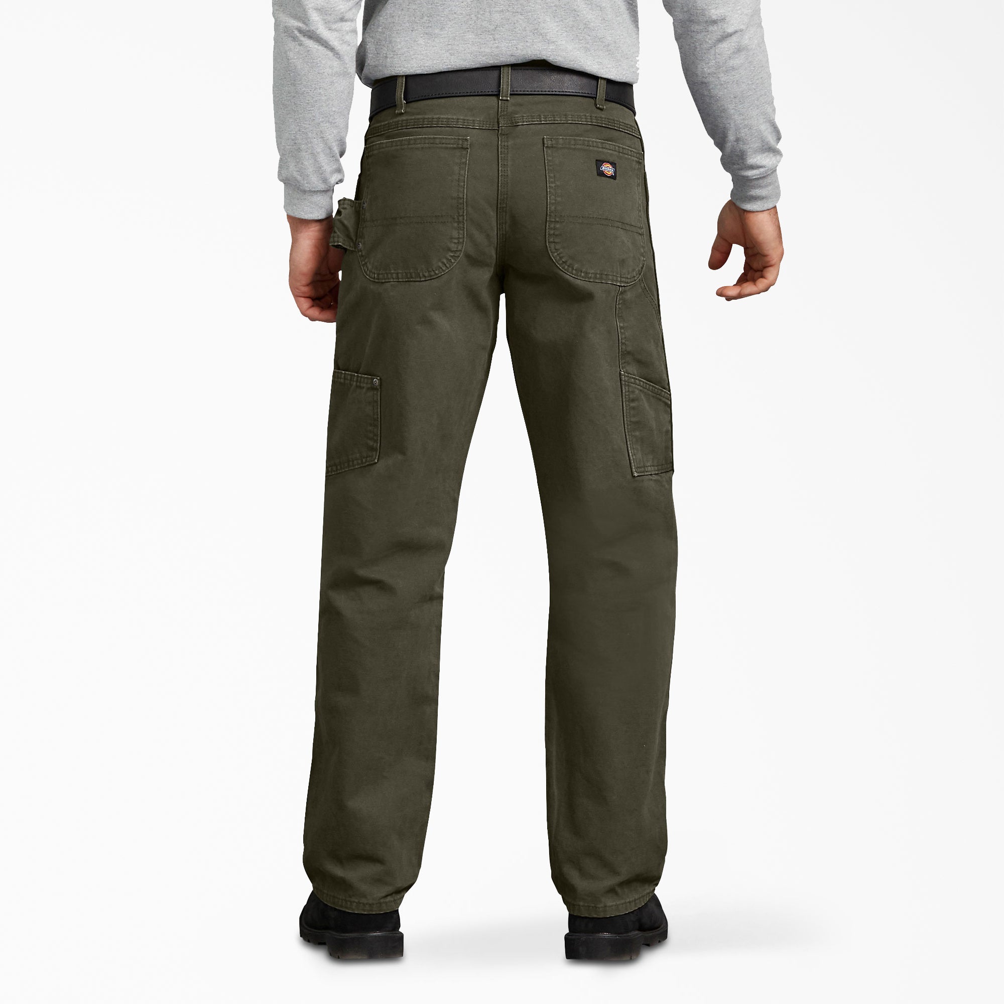 "Relaxed Fit Sanded Duck Carpenter Pants"