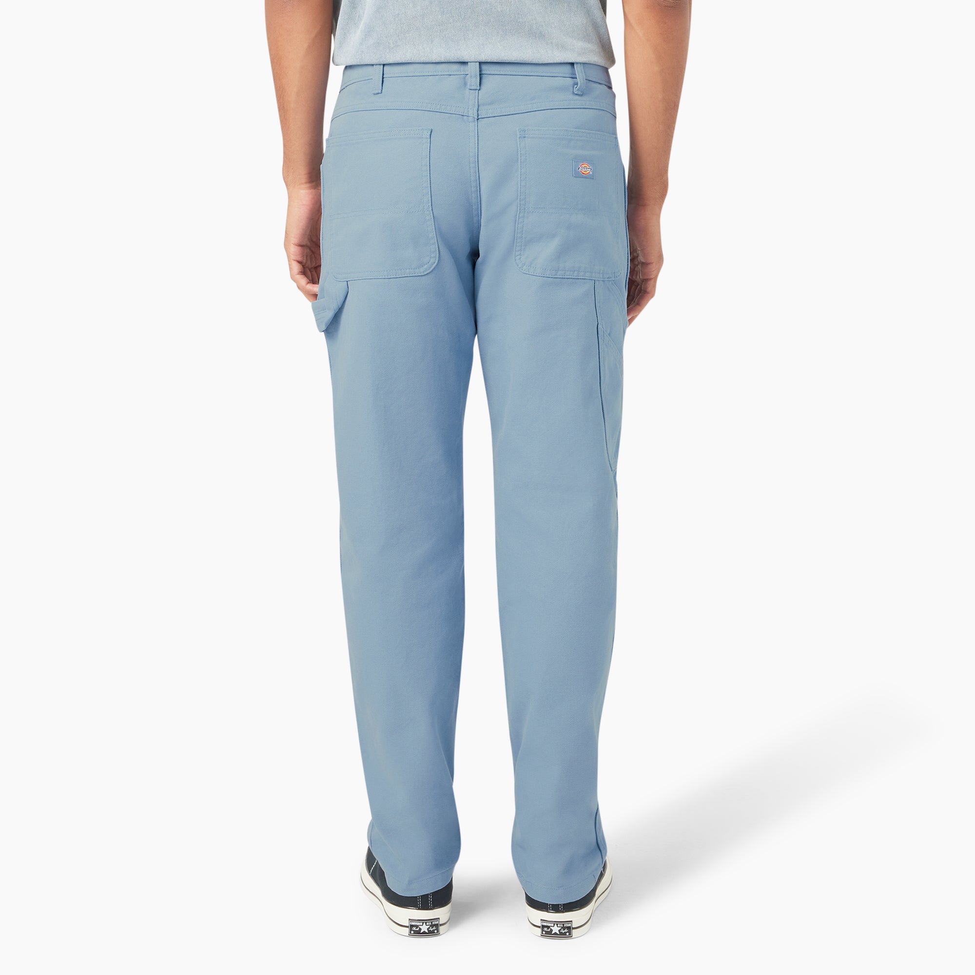 "Relaxed Fit Stonewashed Duck Carpenter Pants"