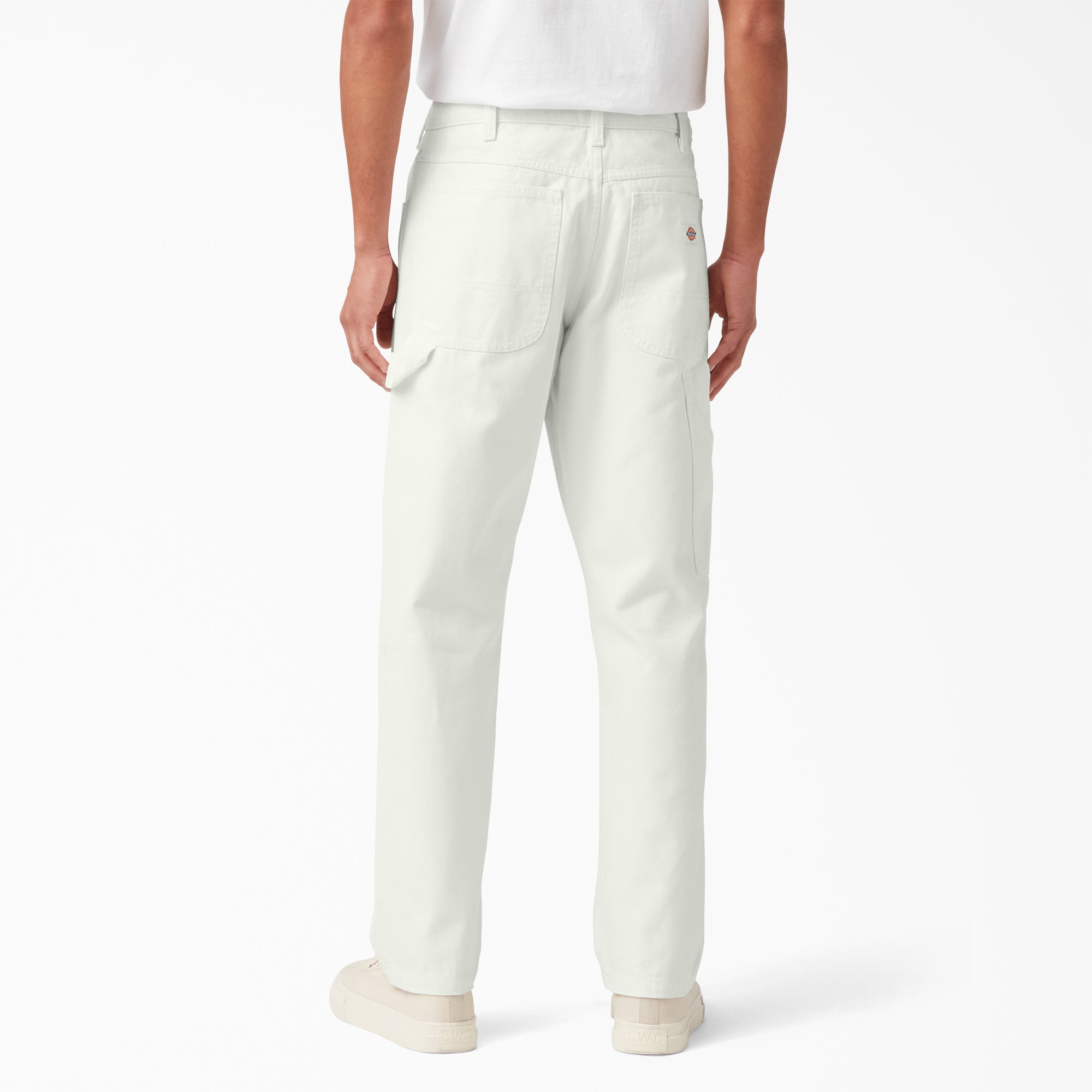 "Relaxed Fit Stonewashed Duck Carpenter Pants"