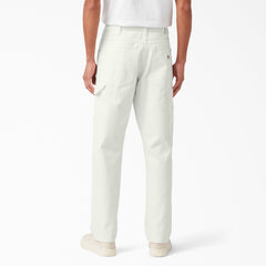 "Relaxed Fit Stonewashed Duck Carpenter Pants"