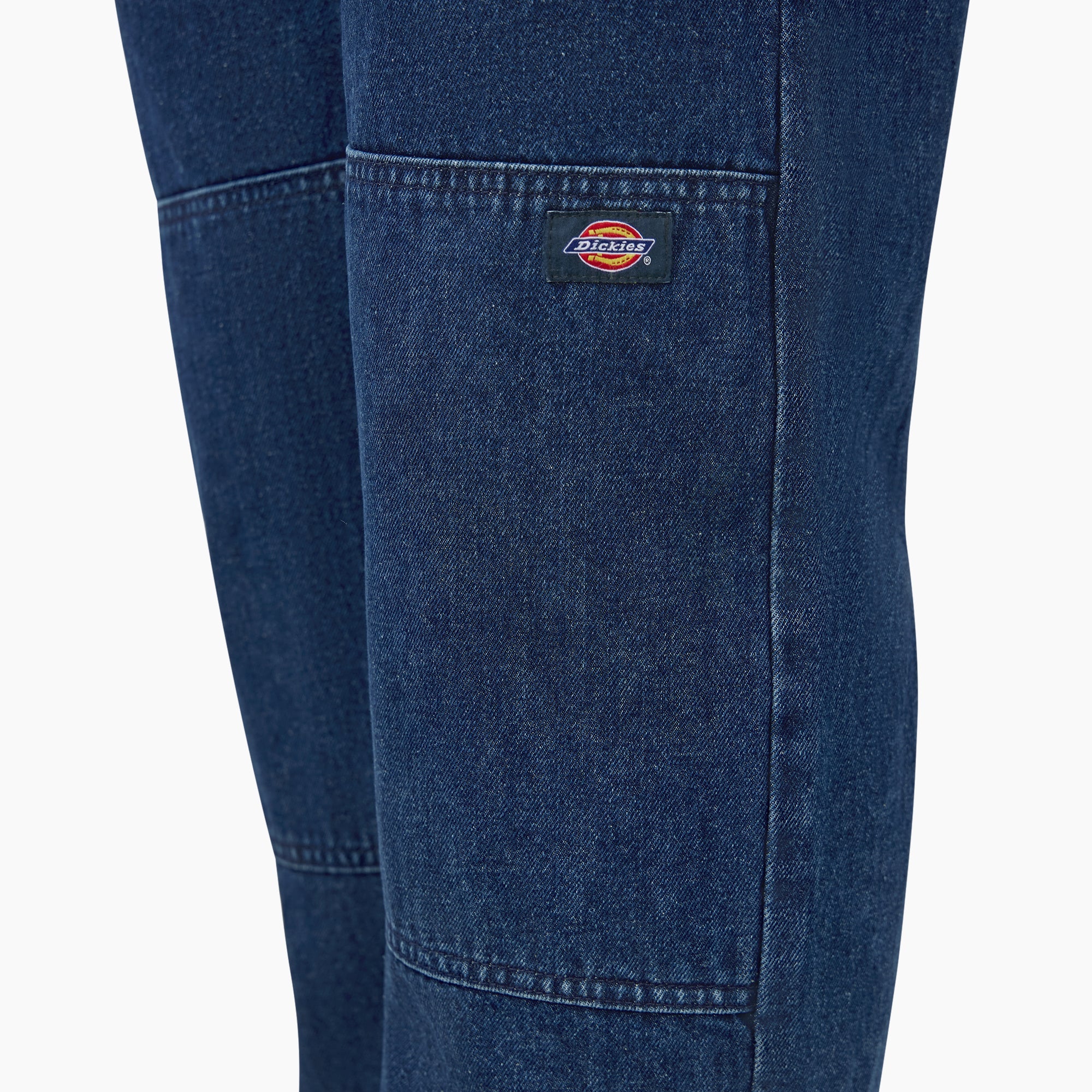 "Loose Fit Double Knee Jeans"