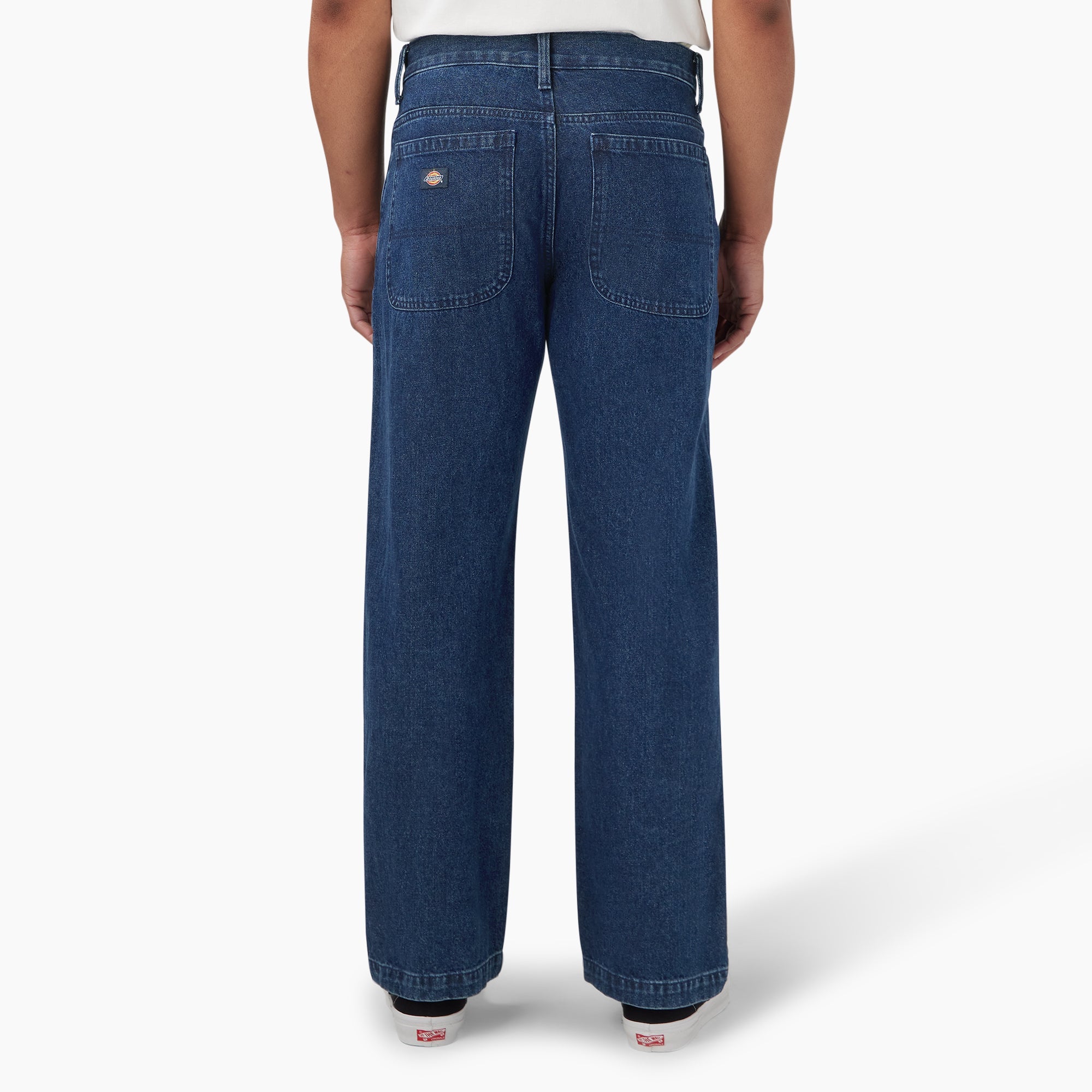 "Loose Fit Double Knee Jeans"