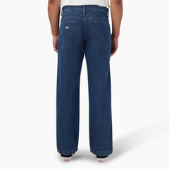 "Loose Fit Double Knee Jeans"