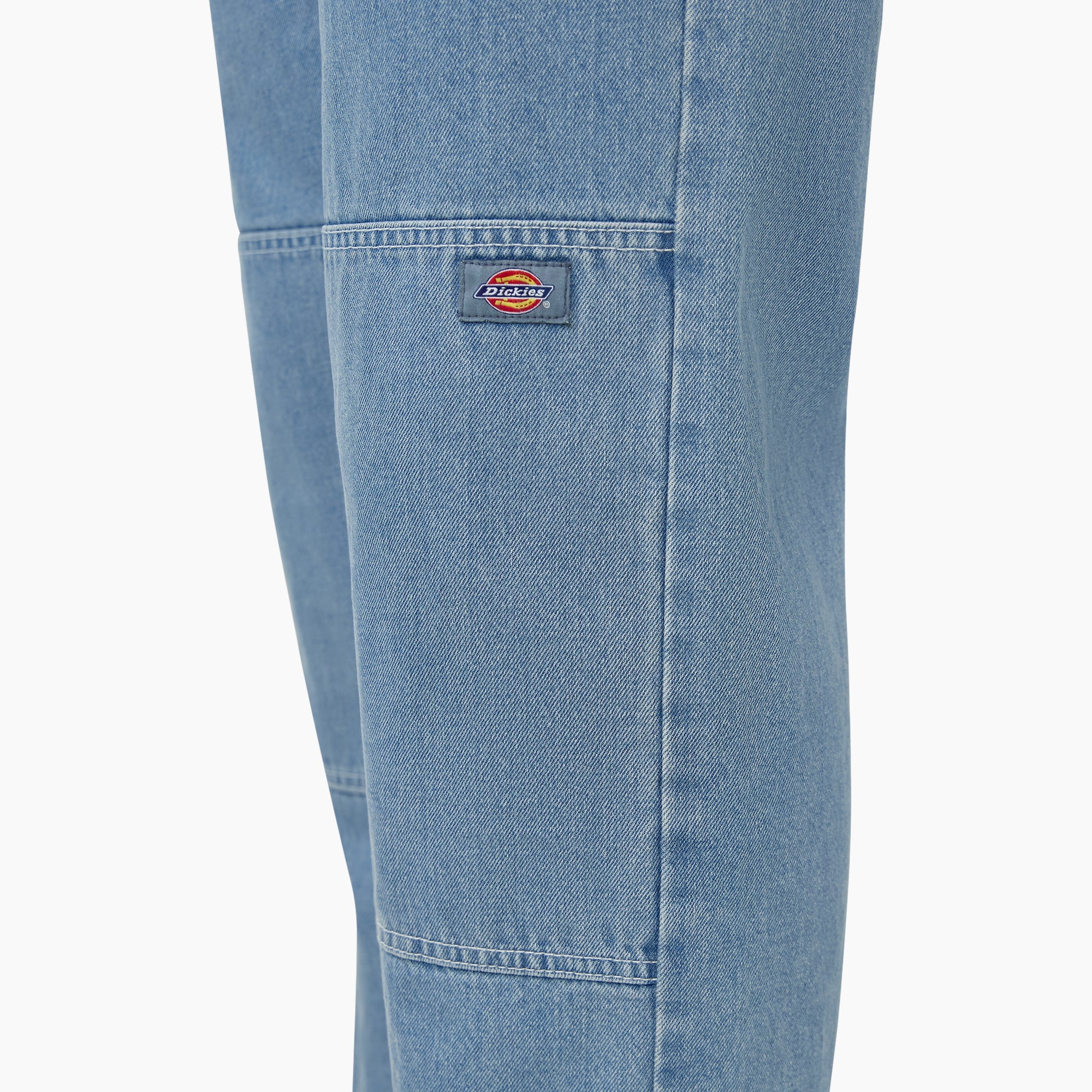 "Loose Fit Double Knee Jeans"