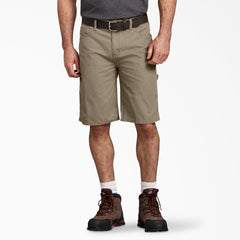 "Relaxed Fit Duck Carpenter Shorts, 11"""