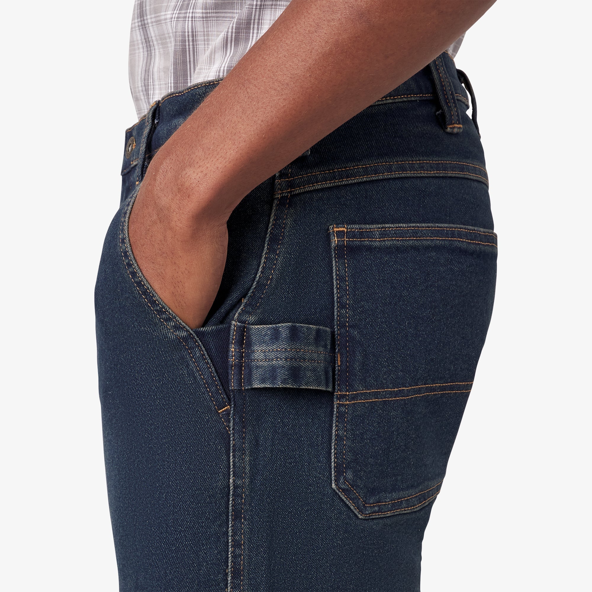 "Denim Utility Shorts, 11"""