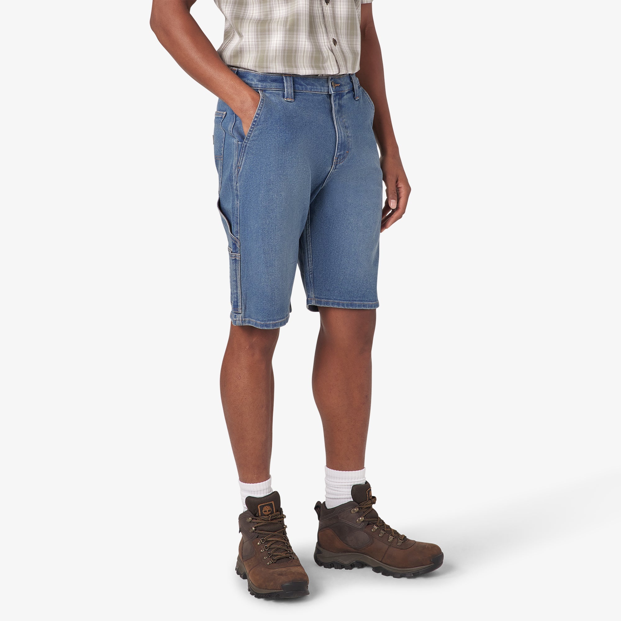 "Denim Utility Shorts, 11"""