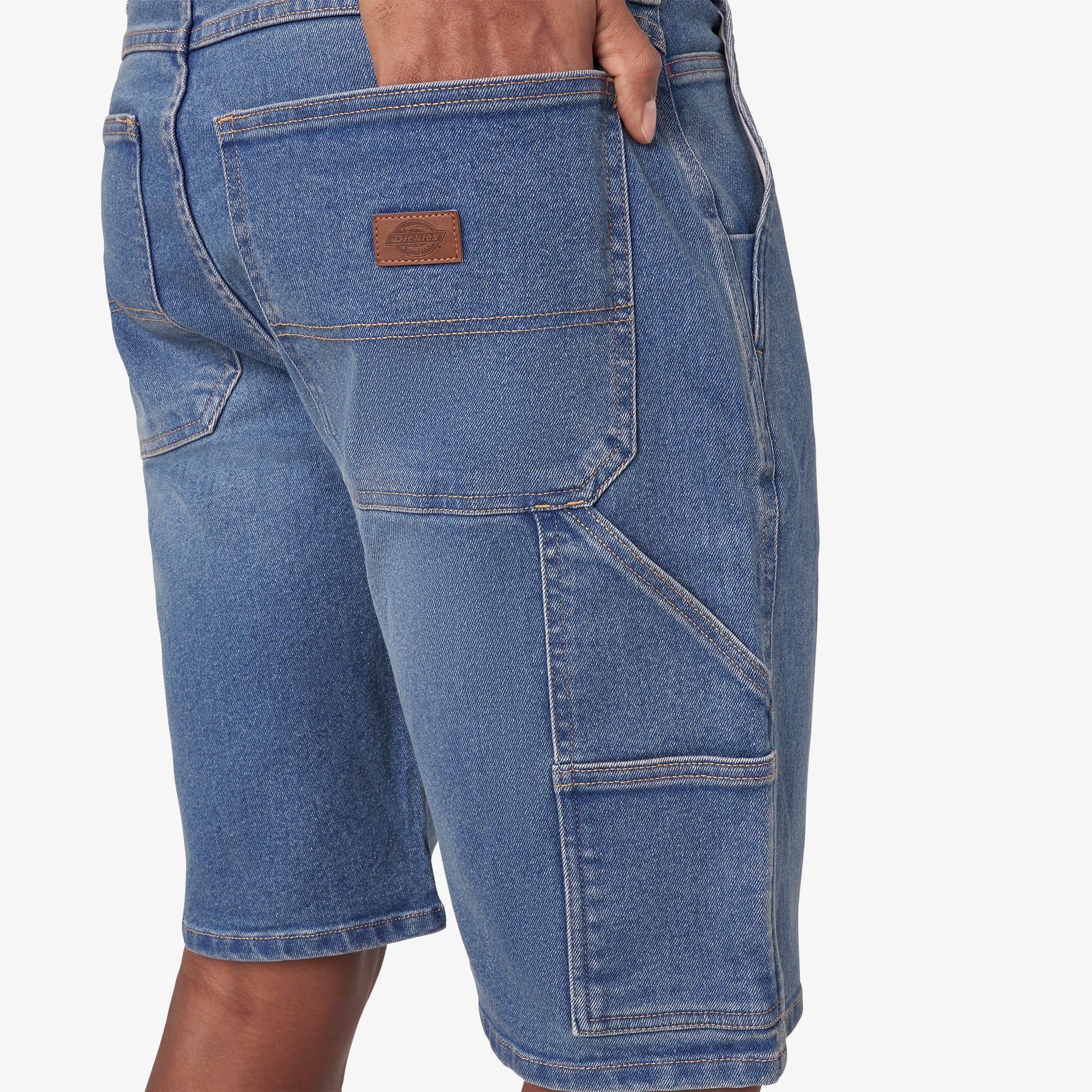 "Denim Utility Shorts, 11"""
