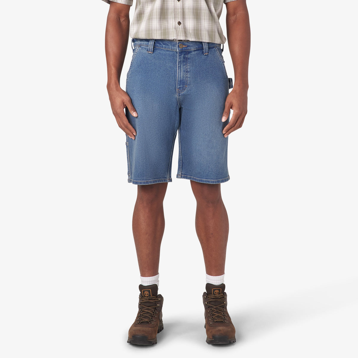 "Denim Utility Shorts, 11"""