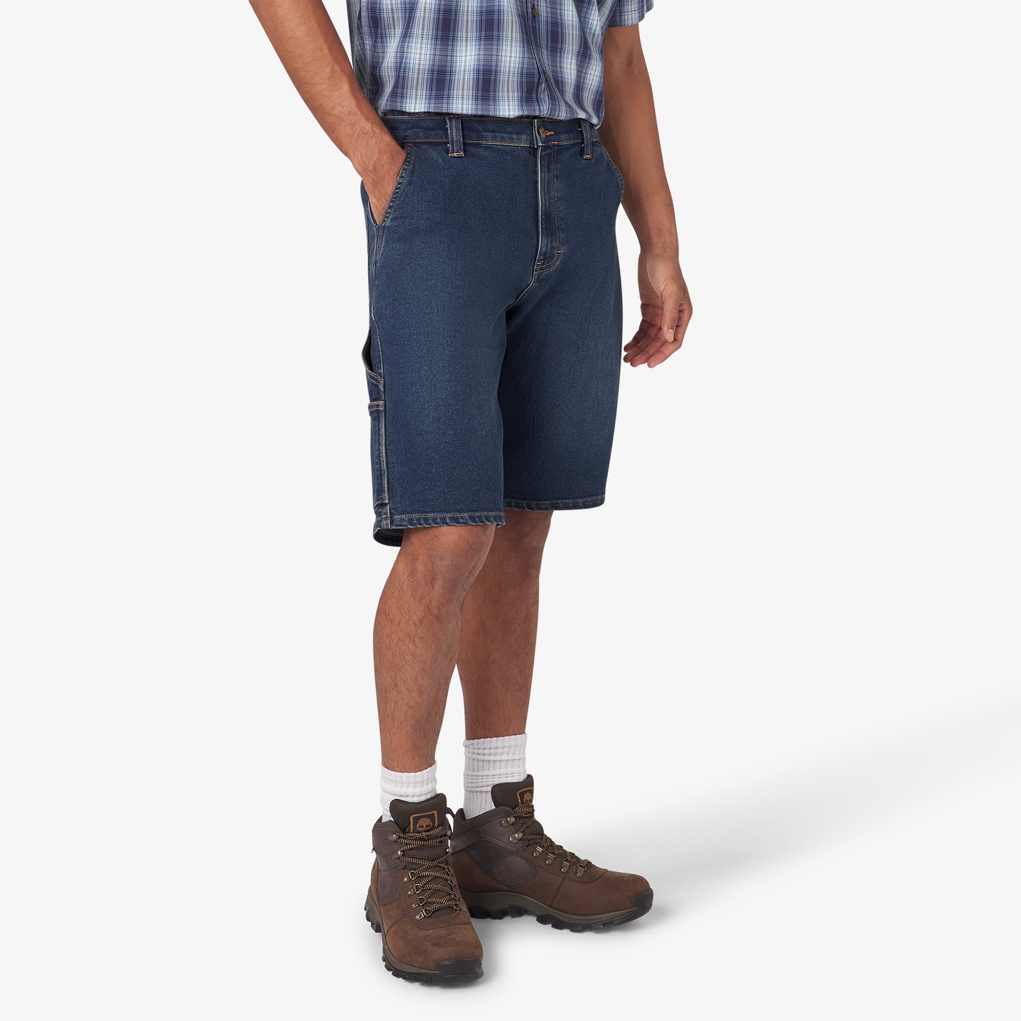 "Denim Utility Shorts, 11"""
