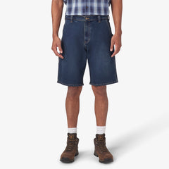 "Denim Utility Shorts, 11"""