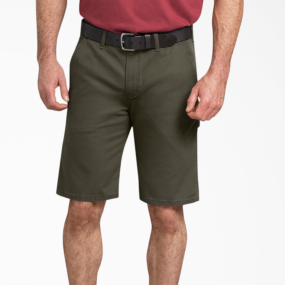 "FLEX Regular Fit Duck Carpenter Shorts, 11"""