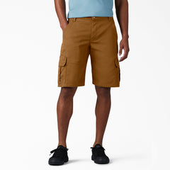 "FLEX Relaxed Fit Duck Cargo Shorts, 11"""