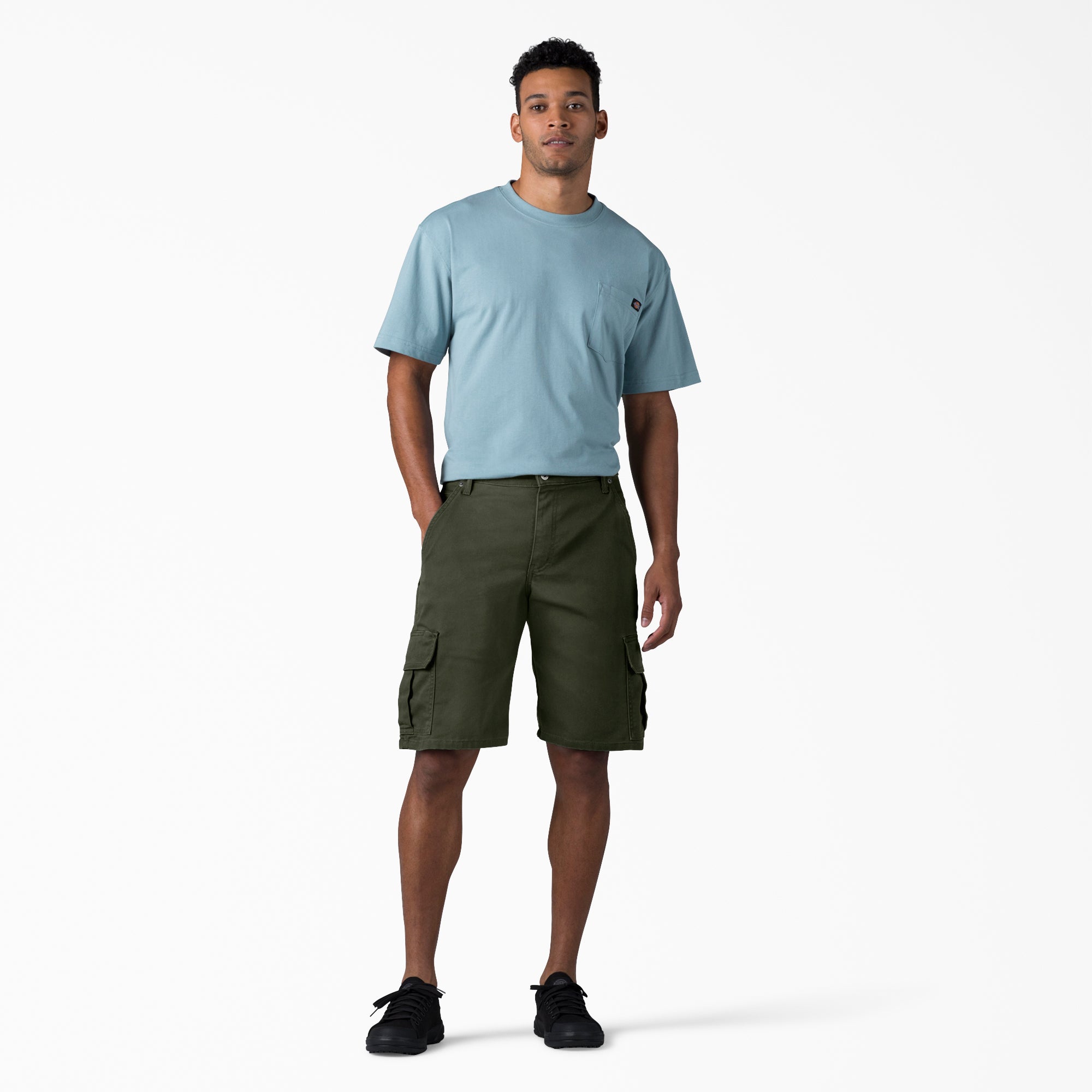 "FLEX Relaxed Fit Duck Cargo Shorts, 11"""